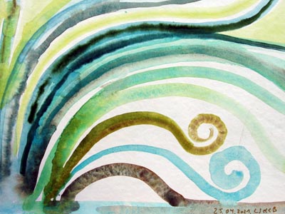 Der blaue Weg zum Glueck